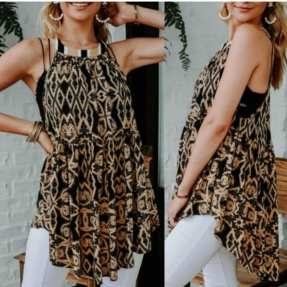 Free People Mandala Moon Tunic Dress Medium - Picture 12 of 16